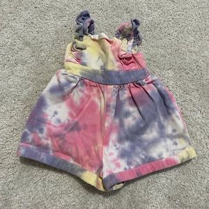 Tie dye romper for baby